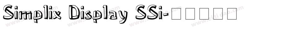Simplix Display SSi字体转换